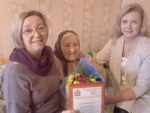 101-летний юбилей отметила жительница города Кулебаки, участница Великой Отечественной войны 1941 - 1945 г.г., Варвара Федоровна Демкина!